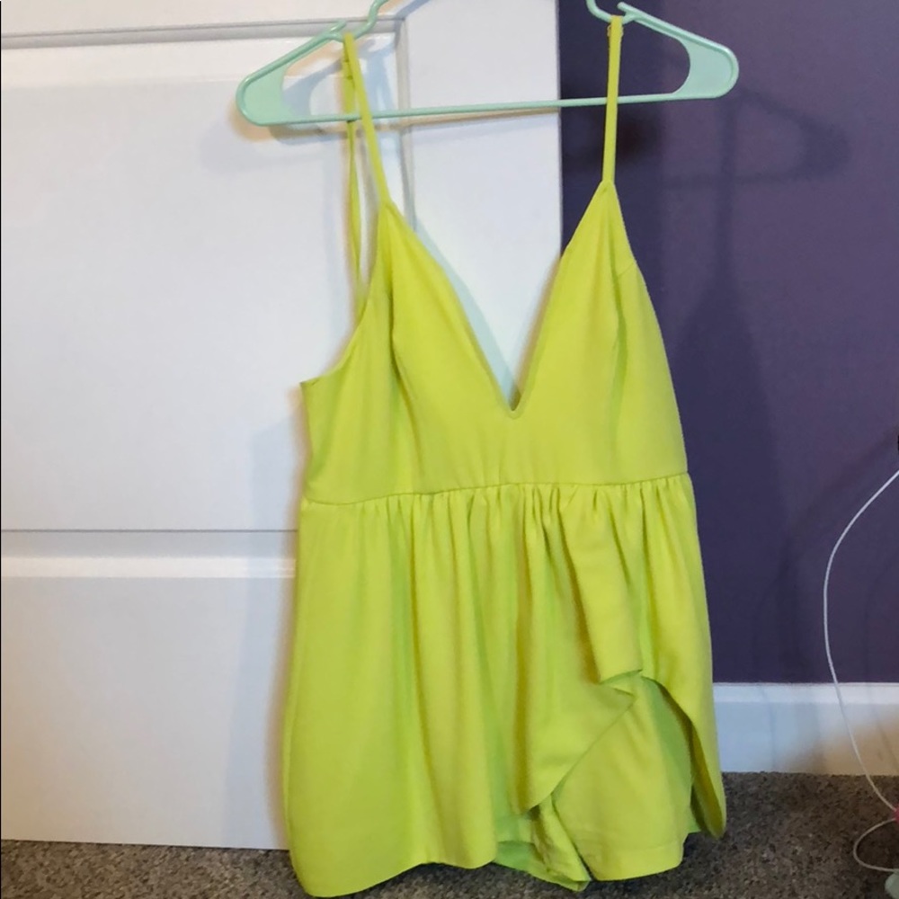 Yellow romper